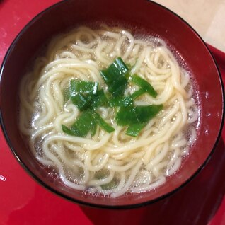 ソフト麺で簡単☆朝ラーメン